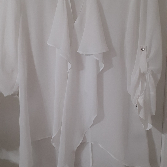 JENNIFER LOPEZ, Blouse side M, long sleeves, transparent blouse. - Picture 1 of 7